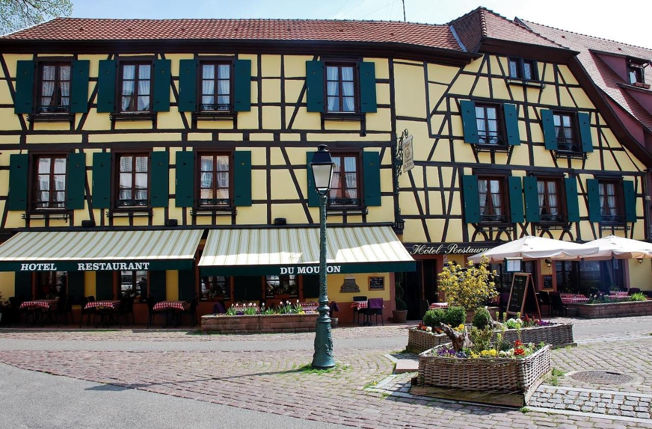 Logis Hotel-Restaurant Du Mouton Ribeauvillé Eksteriør billede