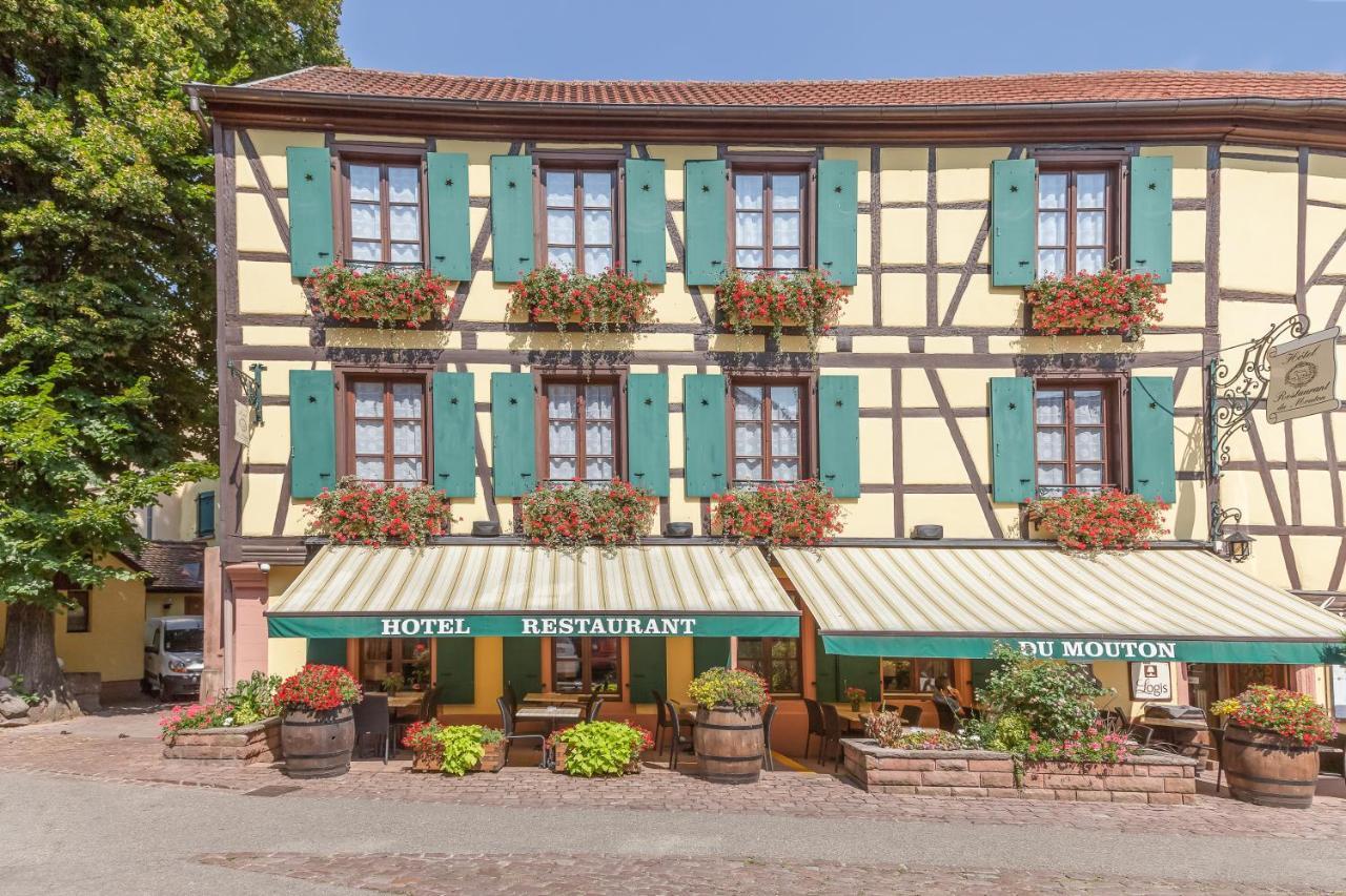 Logis Hotel-Restaurant Du Mouton Ribeauvillé Eksteriør billede