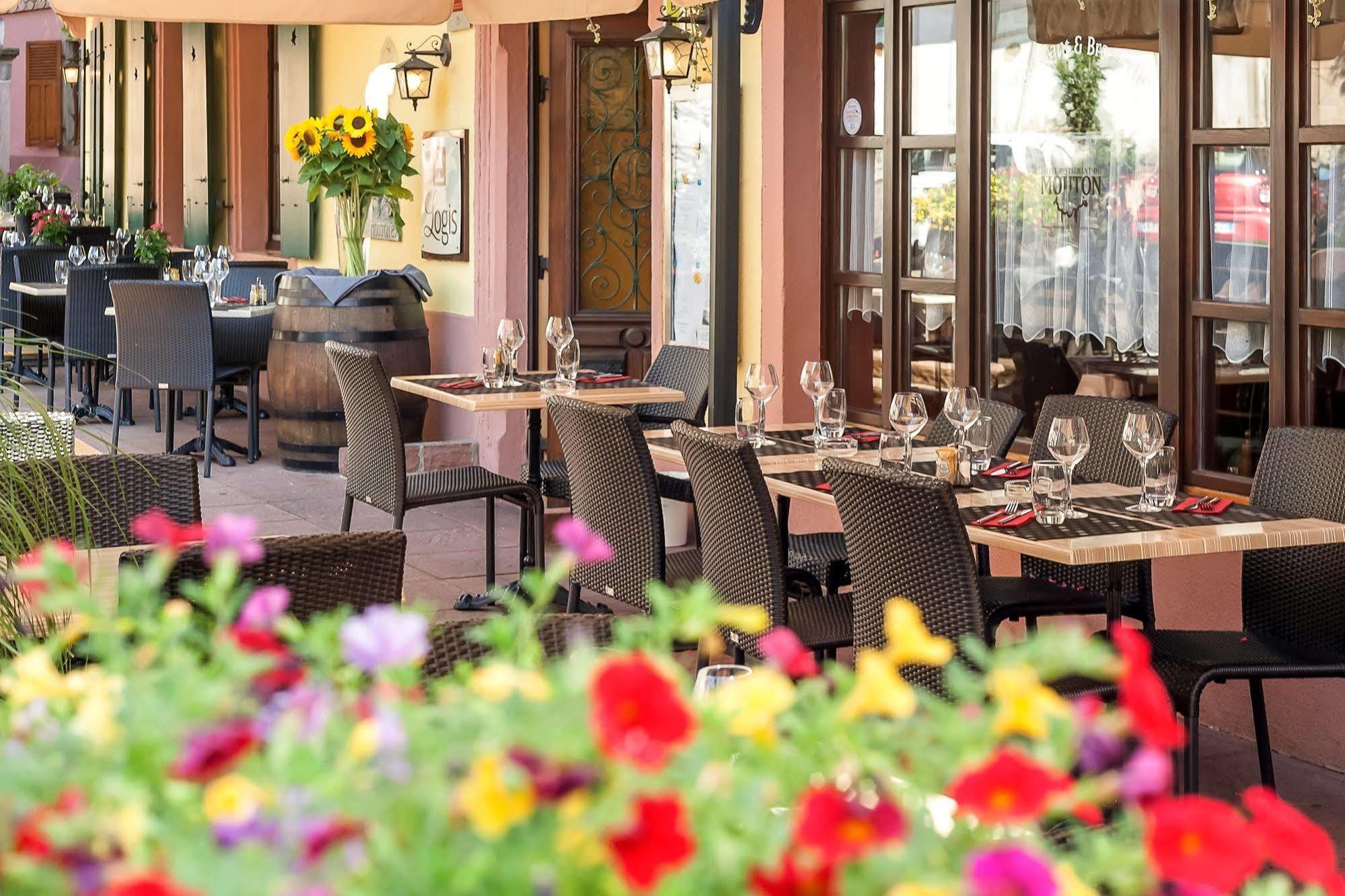 Logis Hotel-Restaurant Du Mouton Ribeauvillé Eksteriør billede