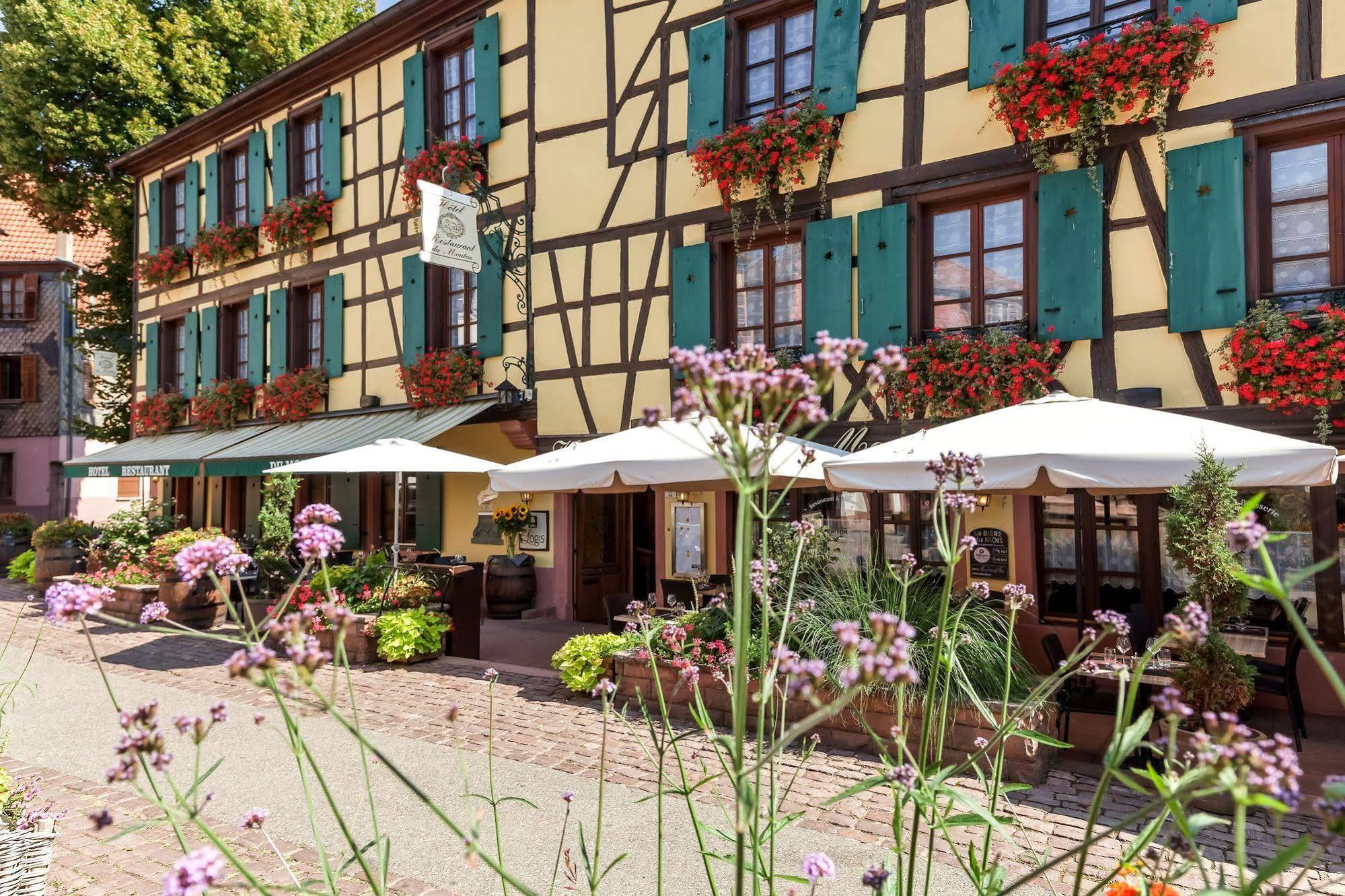 Logis Hotel-Restaurant Du Mouton Ribeauvillé Eksteriør billede